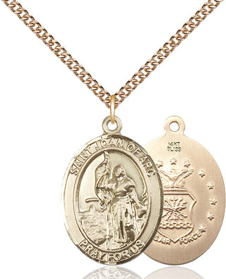 14kt Gold Saint Joan of Arc Air Force Medal