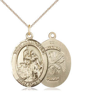 14kt Gold Saint Joan of Arc National Guard Medal