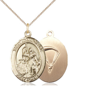 14kt Gold Saint Joan of Arc Paratrooper Medal