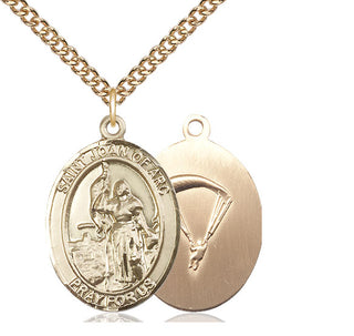 14kt Gold Saint Joan of Arc Paratrooper Medal