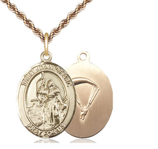 14kt Gold Saint Joan of Arc Paratrooper Medal