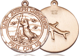 14kt Gold Filled Saint Joseph of Cupertino Medal