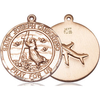 14kt Gold Saint Joseph of Cupertino Medal