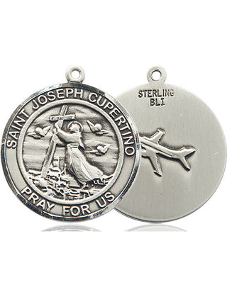 Pewter Saint Joseph of Cupertino Medal