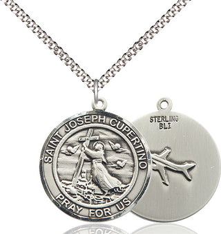 Pewter Saint Joseph of Cupertino Medal Catholic Jewelry