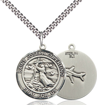 Pewter Saint Joseph of Cupertino Medal Catholic Jewelry