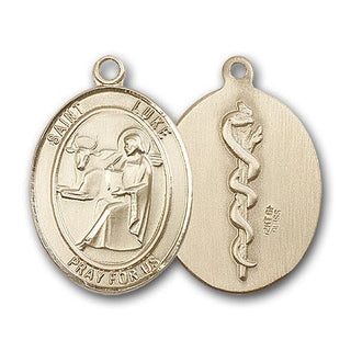 Gold-Filled Saint Luke the Apostle Pendant