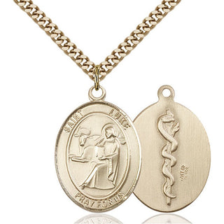 Gold-Filled St. Luke the Apostle Pendant