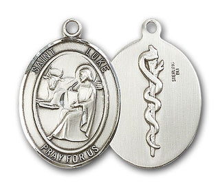 Sterling Silver Saint Luke the Apostle Pendant
