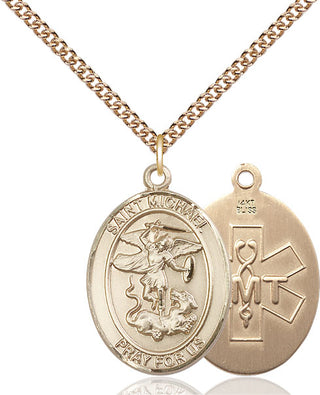 14kt Gold Saint Michael EMT Medal