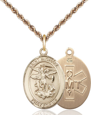 14kt Gold Saint Michael EMT Medal