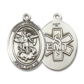 Pewter Saint Michael EMT Medal