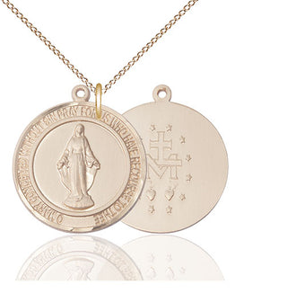 14kt Gold Miraculous Medal