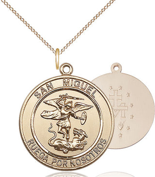 14kt Gold Filled Virgen Milagrosa Medal Catholic Jewelry
