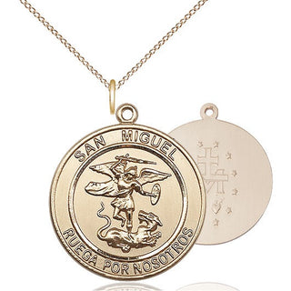 14kt Gold Virgen Milagrosa Medal