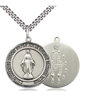 Sterling Silver Miraculous Medal Catholic Jewelry
