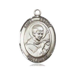 Pewter Saint Robert Bellarmine Medal Engraved Catholic Saint Jewelry