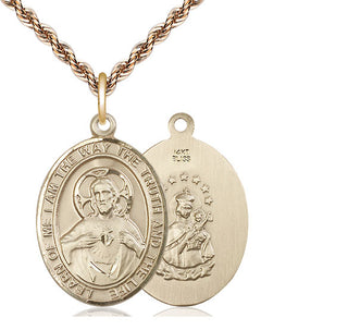 14kt Gold Scapular Medal