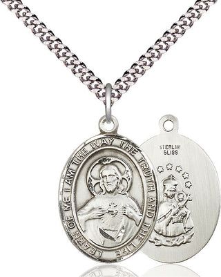 Pewter Scapular Medal Catholic Jewelry