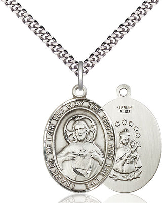 Pewter Scapular Medal Catholic Jewelry