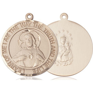 14kt Gold Filled Scapular Medal