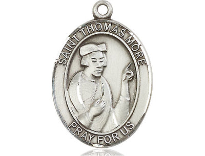Sterling Silver St. Thomas More Medal | Large | Engravable