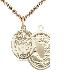 14kt Gold Saint Cecilia Choir Medal