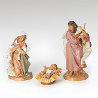 7.5-Inch Scale 3 Pc Set Holy Famly Nativity Figures