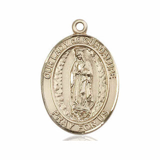 14kt Gold Our Lady of Guadalupe Medal