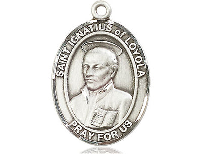 Sterling Silver St. Ignatius of Loyola Medal | Large | Engravable