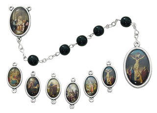 7MM Blue Seven Sorrows Chaplet