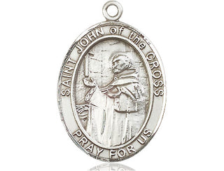 Sterling Silver Saint John of the Cross Medal Catholic Jewelry Engraved Catholic Saint Jewelry