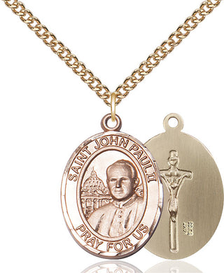 14kt Gold Saint John Paul II Medal