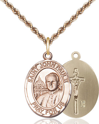 14kt Gold Saint John Paul II Medal