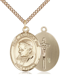 14kt Gold Pope Benedict XVI Medal