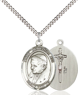 Pewter Pope Benedict XVI Medal Catholic Jewelry
