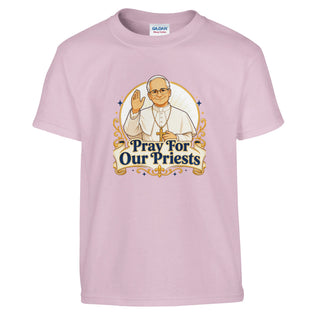 Pray for Our Priests Pope Francis Kids T-Shirt - view 8