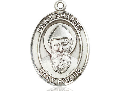 Sterling Silver St. Sharbel Medal | Large | Engravable