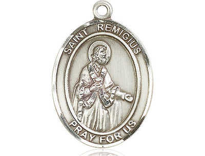 Sterling Silver St. Remigius of Reims Medal | Large | Engravable