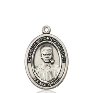 Pewter Blessed Pier Giorgio Frassati Medal Engraved Catholic Saint Jewelry
