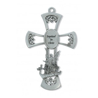 Pewter Baptism Cross