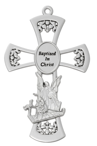  Pewter Baptism Cross