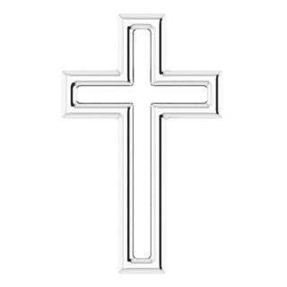 Sterling Silver Open Cross Pendant