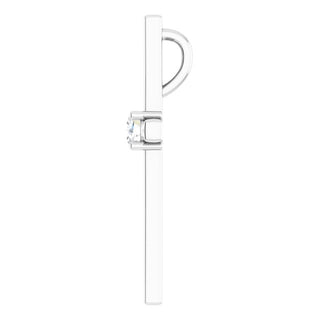 Platinum .15 CT Natural Diamond Pendant  