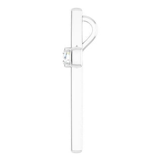 Platinum 1/5 CTW Natural Diamond Cross Pendant  