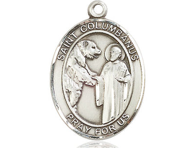 Sterling Silver St. Columbanus Medal | Large | Engravable