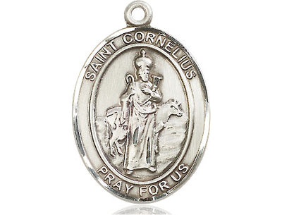 Sterling Silver St. Cornelius Medal | Large | Engravable