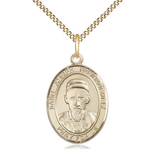14kt Gold Filled Saint Joseph Freinademetz Medal Catholic Jewelry Engraved Catholic Saint Jewelry