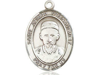 Pewter Saint Joseph Freinademetz Medal Engraved Catholic Saint Jewelry