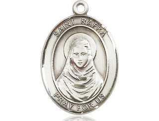 Pewter Saint Rafka Medal Engraved Catholic Saint Jewelry